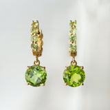 Aretes Green Peridot