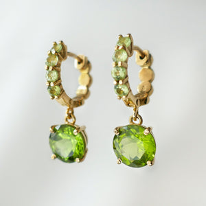 Aretes Green Peridot