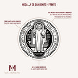 Medalla de San Benito 1.5cm